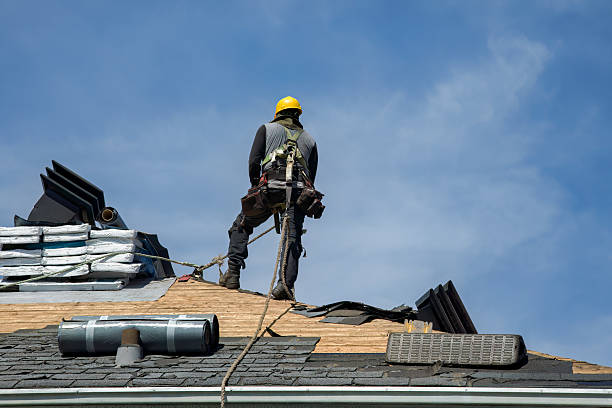 Professional Roof Installation technician working in Weston, WI